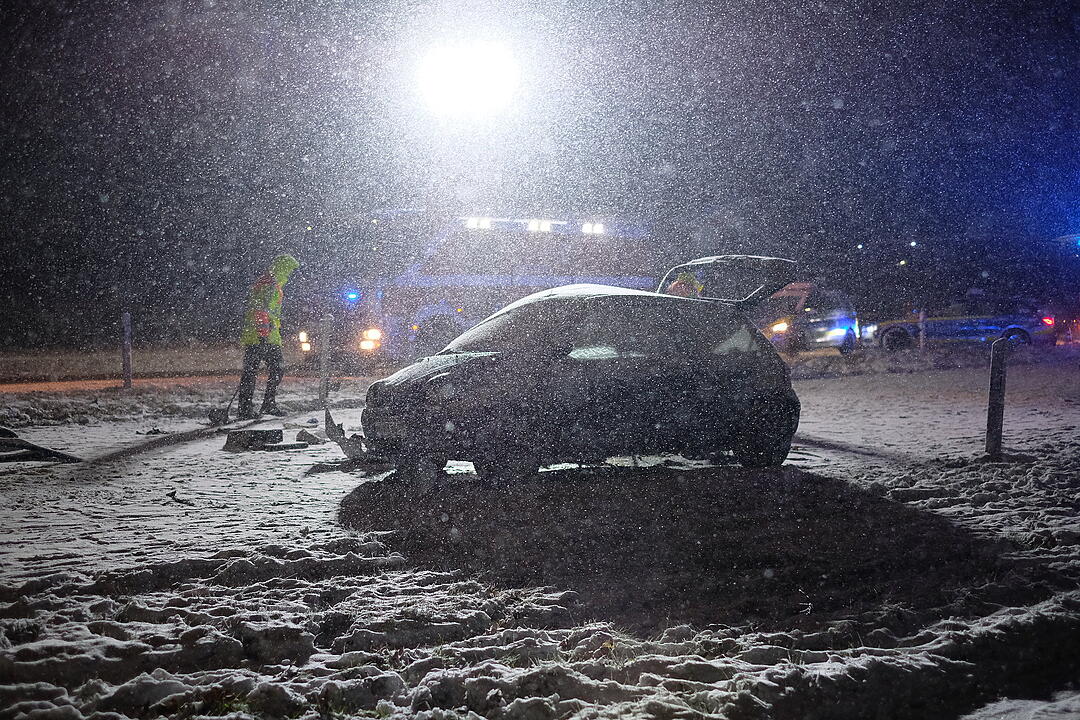 Schneechaos in Nürnberg: Ein Toter bei Unfall
