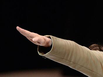 AfD-Politiker Markus Schirling posierte auf Facebook-Bild offen mit dem Hitlergruß. Foto: Uli Deck/dpa