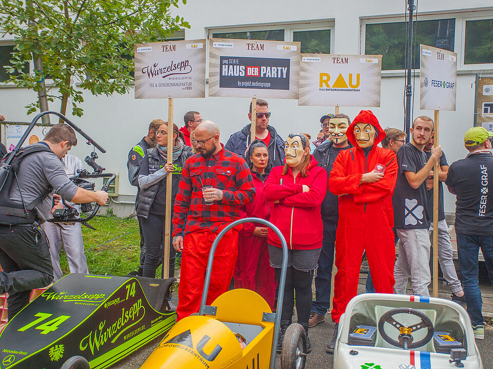 Viele verschiedene Kisten und rasante Fahrten sorgten für Begeisterung!
