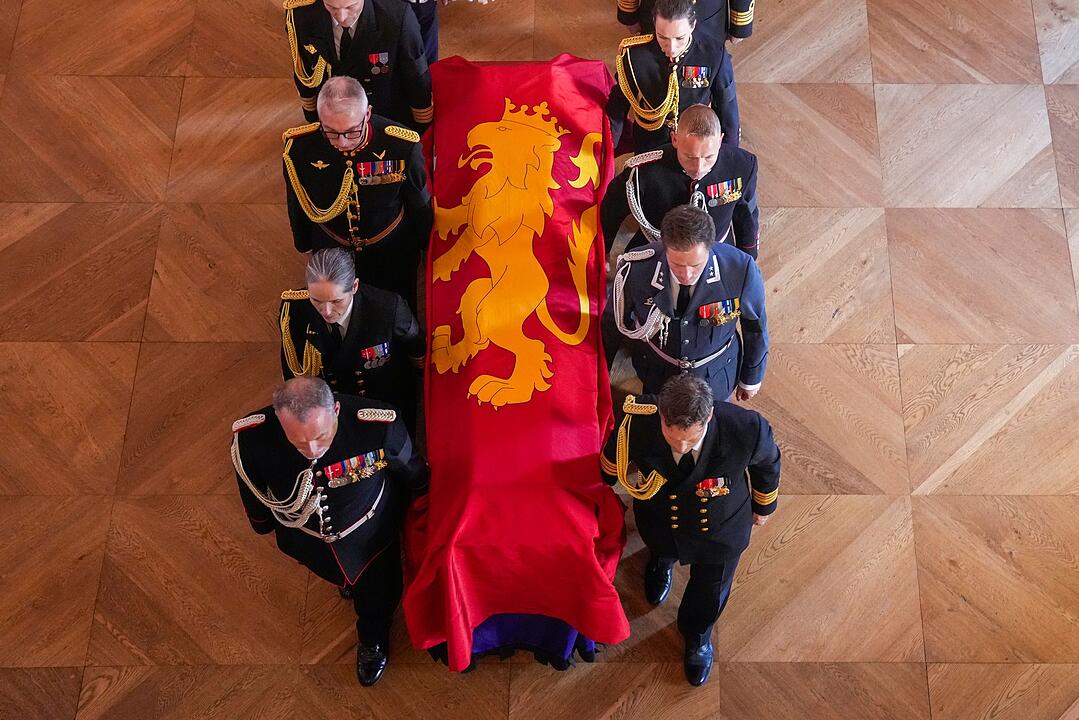 Nach dem Tod von K&ouml;nig Harald