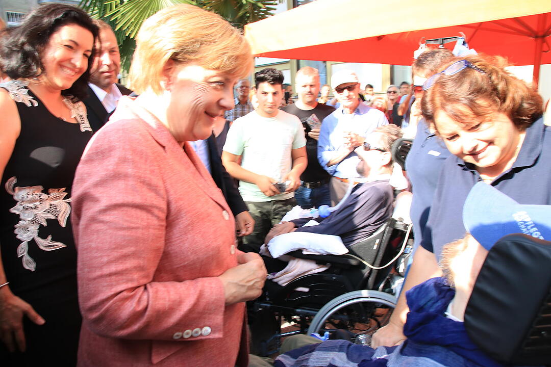 Angela Merkel zu Besuch in Bad Kissingen