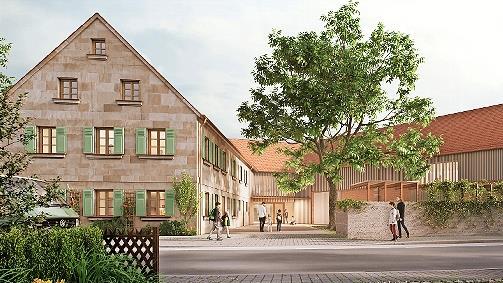 Der neue Kulturhof H7 in Bubenreuth.