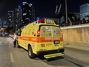 Krankenwagen in Tel Aviv