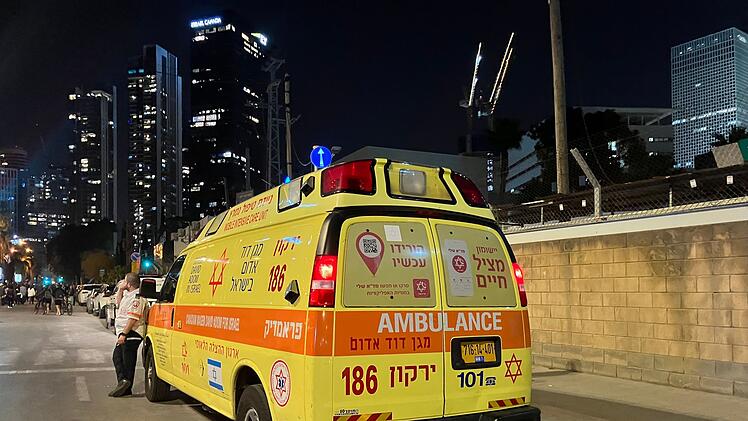Krankenwagen in Tel Aviv