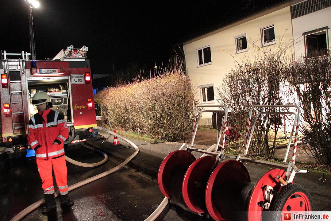 Brand im Asylheim Kulmbach: Großeinsatz