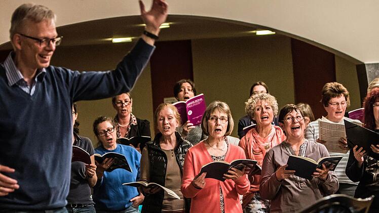 Impressionen von der Probenarbeit des Coburger BachchorsFoto: Jochen Berger