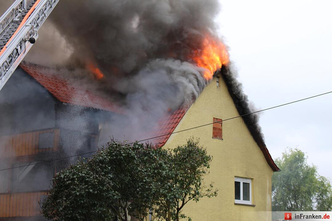 Kreis Fürth: Zwei Verletzte bei Brand