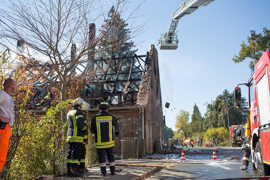 Geplantes Museum stand in Flammen