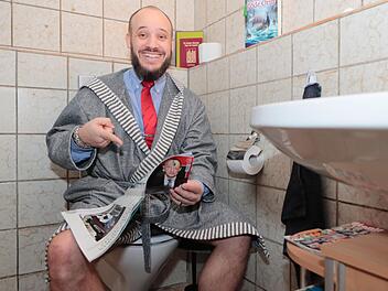 "Privater geht nicht" - mit dieser Foto-Idee will Fabian Dörner seine Homestory bebildert sehen.  Foto: Matthias Hoch
