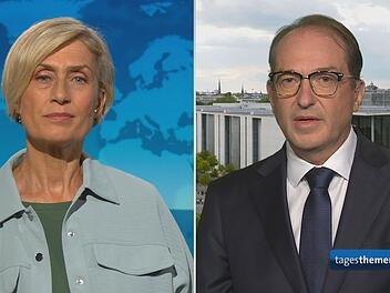 Bundesinnenminister Alexander Dobrindt stellte sich in den ARD-"Tagesthemen" den Fragen von Susanne Stichler.