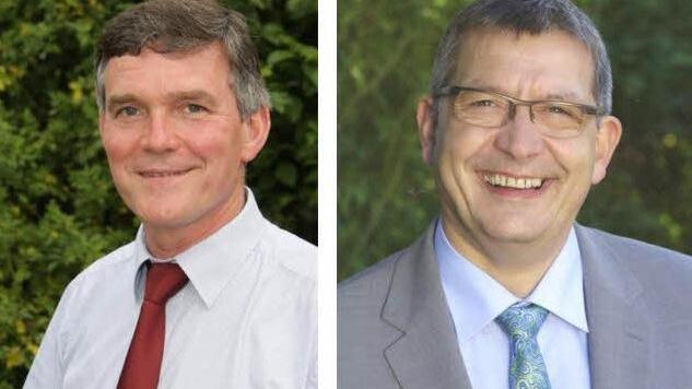 In Volkach gehen Peter Kornell (FWG, 47,1 Prozent) und Fred Mahler (Bürgerliste, 27,9 Prozent) in die Stichwahl. Gerlinde Martin (CSU) scheiterte mit knapp mit 25,0 Prozent. Fotos: privat