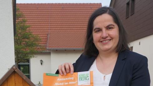 Sonja Reubelt Sandbergs Bürgermeisterin Sonja Reubelt lädt am Samstag, 18.  Mai zum Aktionstag "Mobil im Alter" nach Sandberg ein.Marion Eckert