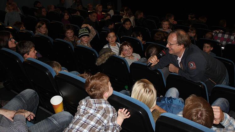Dietrich Grönemeyer in der Diskussion in der Kronacher Filmburg