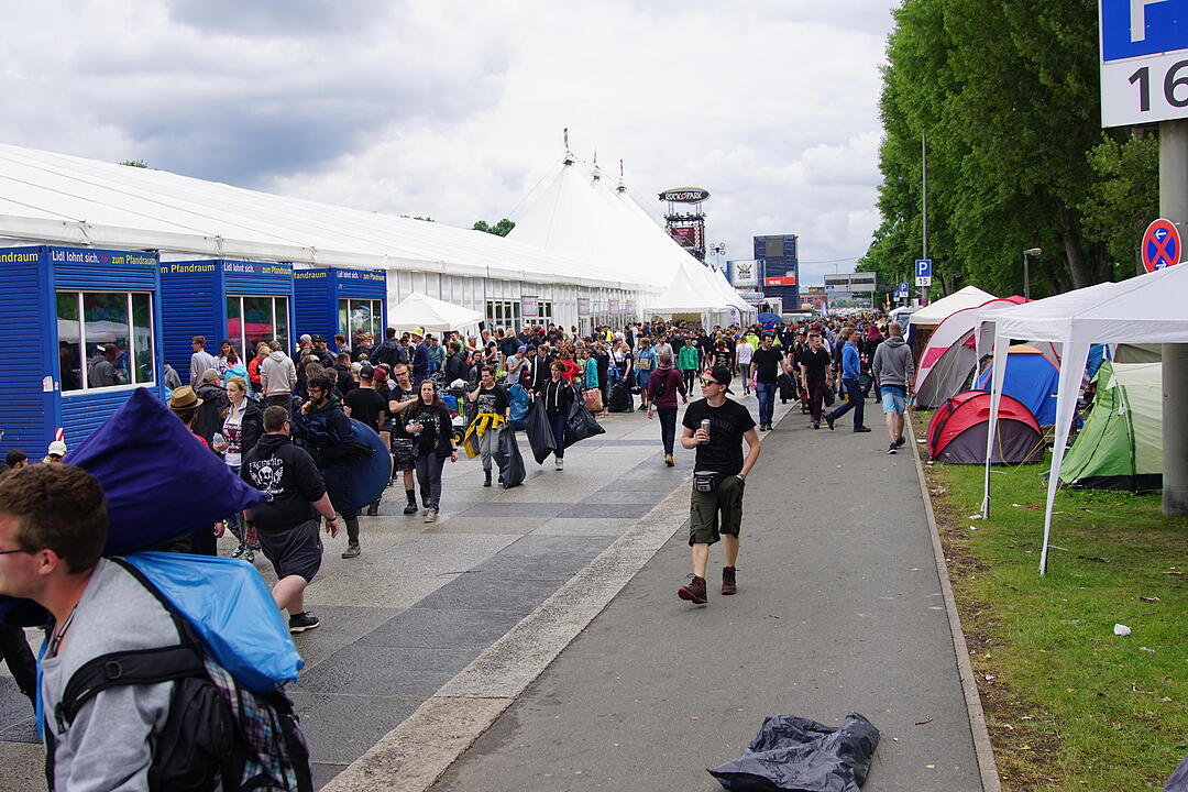 Drei Tage Zeltplatz bei Rock im Park