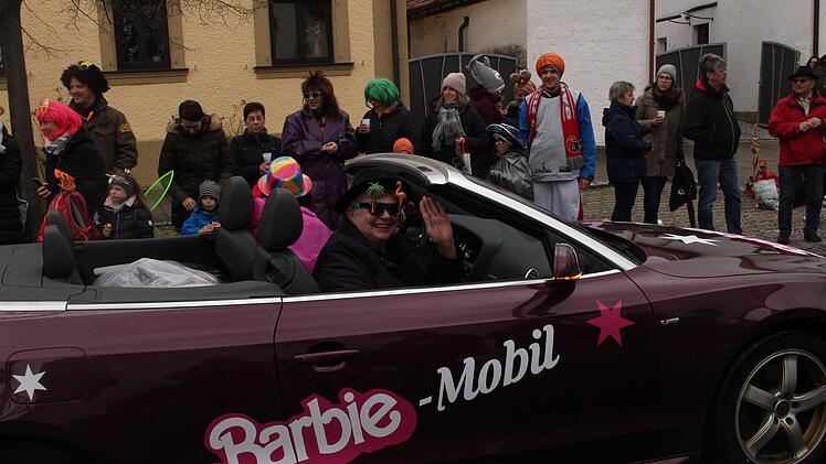 Barbie Mobil V Hirschaid: Doller Dollis Foto: Rebecca Ricker