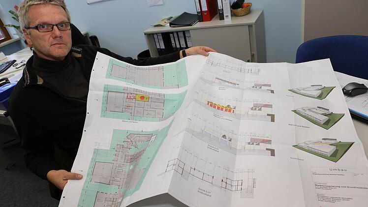 Einen Plan für die Modernierung der Hauptwerkstatt am Kennedy-Ring gibt es schon.  Fotos: Barbara Herbst