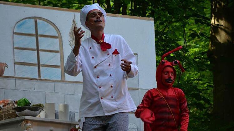 Aufführung der "Kleinen Meerjungfrau" auf der Waldbühne in Heldritt. Foto: Gabi Bertram
