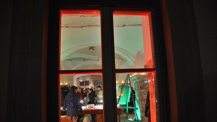 Weihnachtsmarkt in Maria Bildhausen. Hanns Friedrich