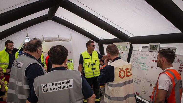 250 Einsatzkräfte waren im Einsatz. Foto: KFV Forchheim