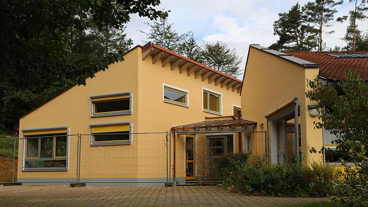 Der Erweiterungsbau der Kita in Obertrubach Foto: Franz Galster