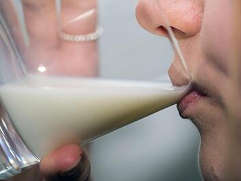 Ein Facebook-Post mit einem angeblichen Wurm-Fund in Lild-Milch sorgt derzeit für Aufsehen. Doch ist das Ganze echt? Symbolfoto: Lukas Schulze/dpa