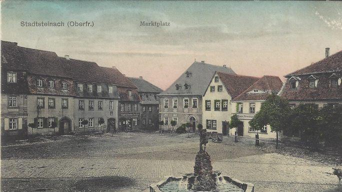 Der Marktplatz um 1911  Repro: Sesselmann
