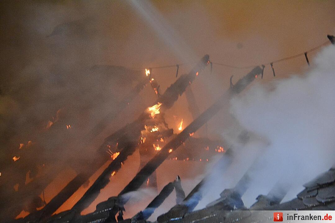 Brand im Kloster Maria Bildhausen