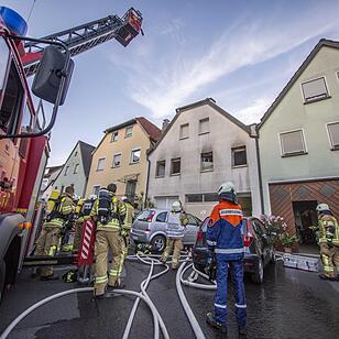 Brand in Einfamilienhaus in Haßfurt