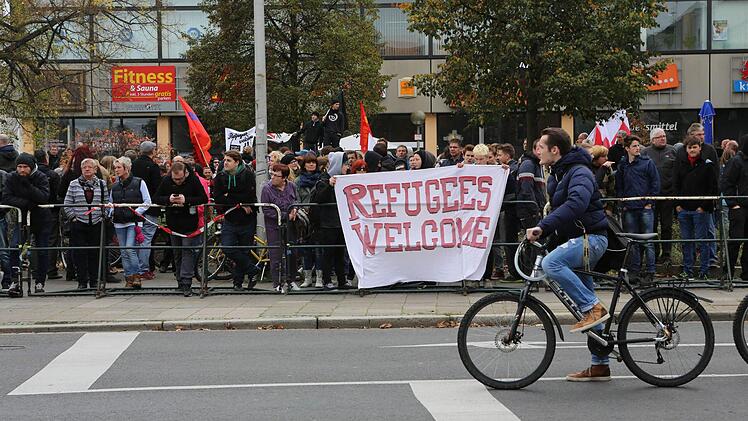 Am Samstag hat sich Bamberg beeindruckend gegen eine Nazi-Demo gewehrt. Foto: Barbara Herbst