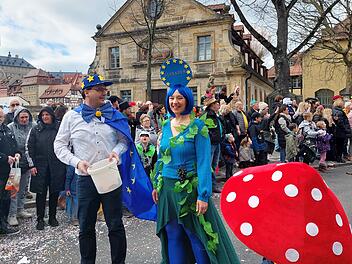 Bamberg: Großer Faschingsumzug im Zeichen Europas - "das wir jetzt dringend brauchen für unseren Frieden"