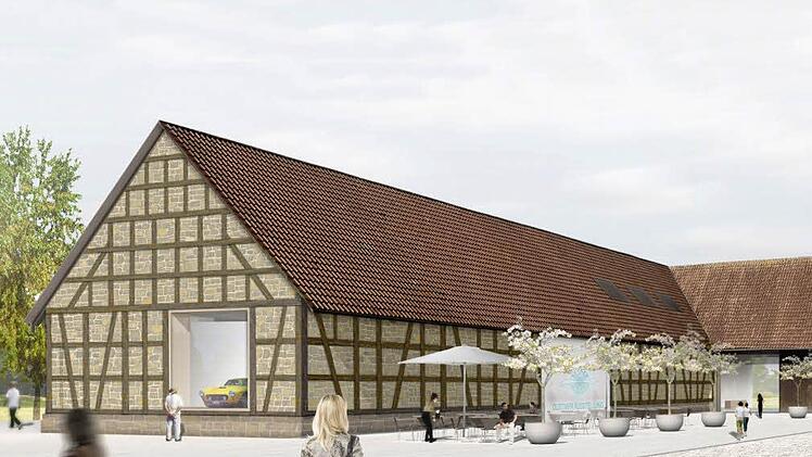 Ein Blick in die Sonnefelder Zukunft: Der Umbau der Domäne in eine Veranstaltungshalle ist finanziell gesehen das größte Projekt der nächsten Jahre. Foto: Archiv