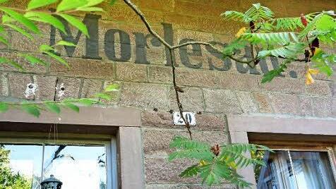 Der alte Schriftzug wurde restauriert.