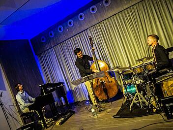 Das Triosence in Coburg (von links): Bernhard Schüler, Matthias Nowak und Stephan Emig. Foto: Jochen Berger