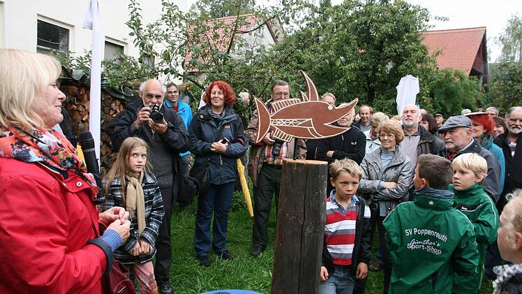Uschi Faltenbacher und ihr fliegender Fisch