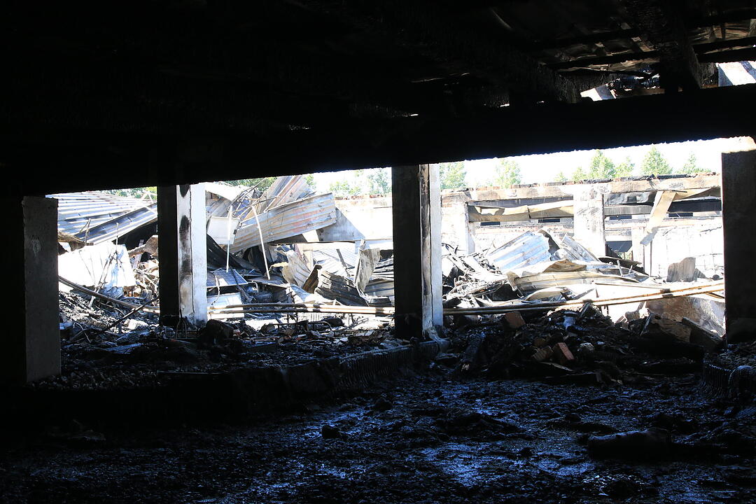 Brand in Marktzeuln - der Tag danach (2)