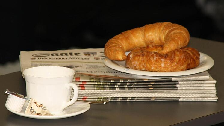 Die Saale-Zeitung lädt Leser zum Redaktionsfrühstück ein.  Foto: Paul Ziegler