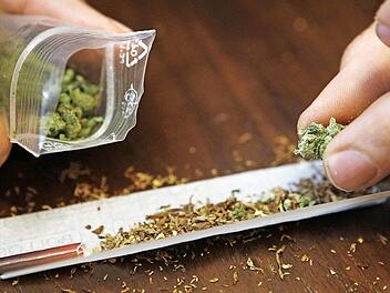 Unter anderem mit Cannabis soll ein Mann gehandelt haben, gegen den gestern am Bamberger Landgericht der Prozess eröffnet wurde. Es wurden mehrere Verhandlungstage angesetzt. Der Fall spielt auch in Knetzgau im Landkreis Haßberge. Foto: Daniel Karmann/dpa/Symbolfoto