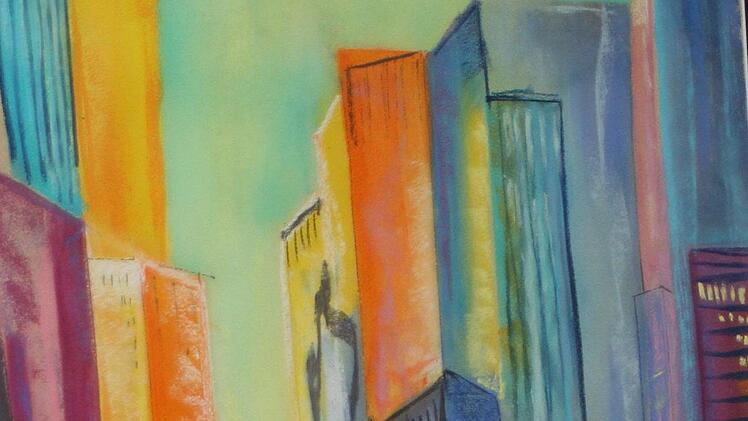 Moderne Skyline von Monika Huther aus Ebern.