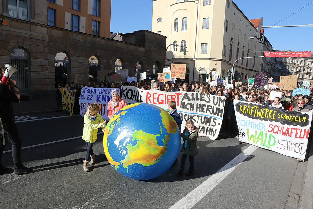 Bamberg; Demo Klima; Foto: Barbara Herbst