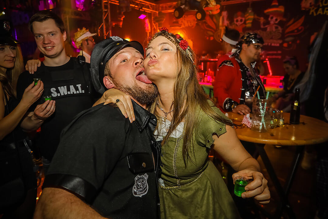 Beste Partystimmung in der Stadthalle