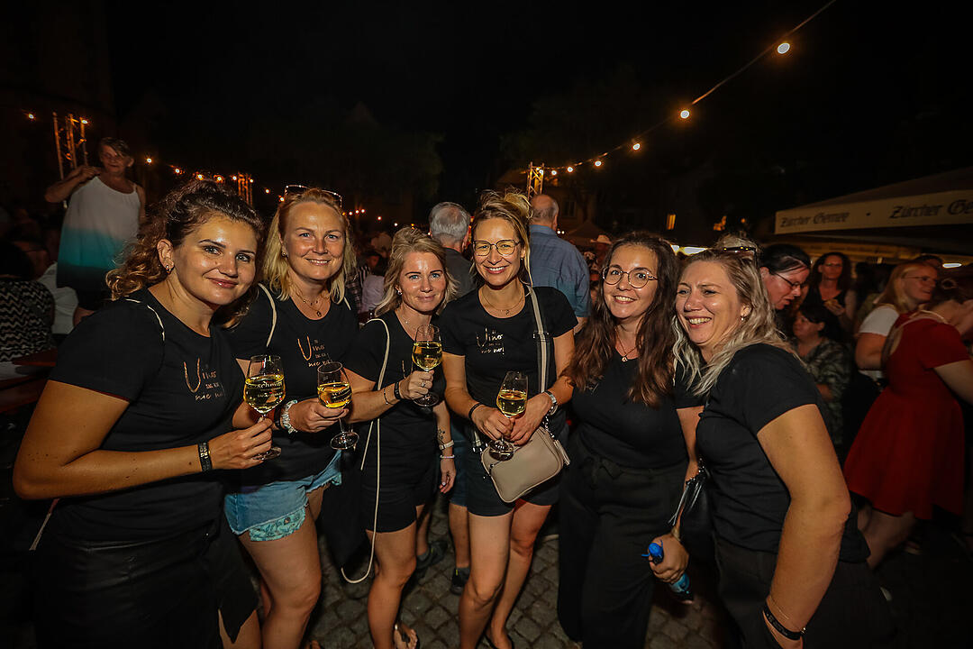 Beste Stimmung beim Stadtfest in Schweinfurt.