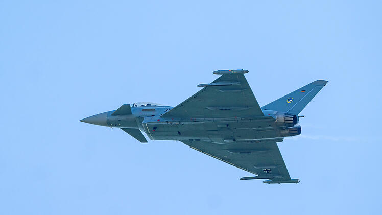 Flugübungen des Eurofighters