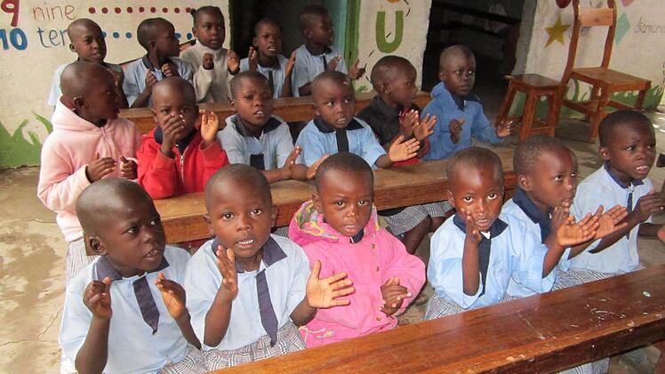 Kenianischen Kinder schenkt Seubert eine neue Perspektive. Foto: p