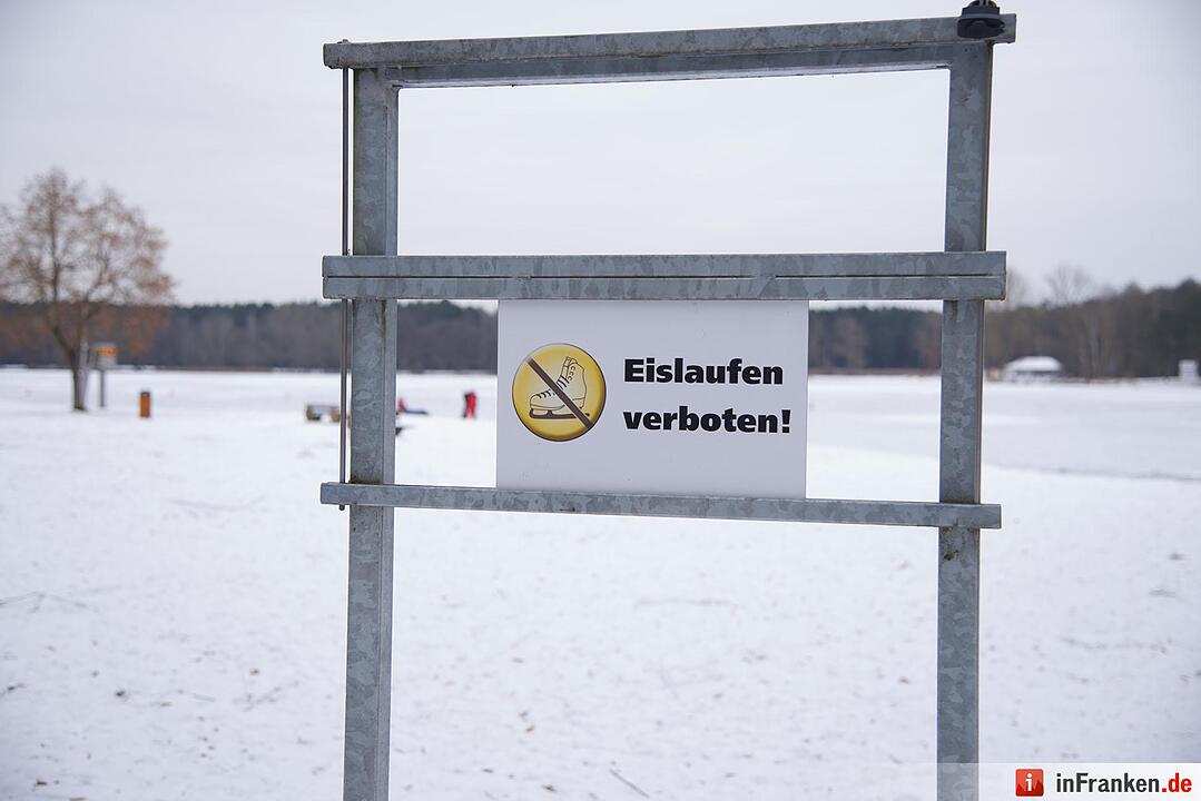 Eislaufverbot auf dem Dechsendorfer Weiher