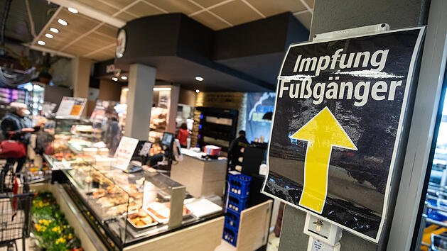 Coronavirus - Impfaktion in Supermarkt