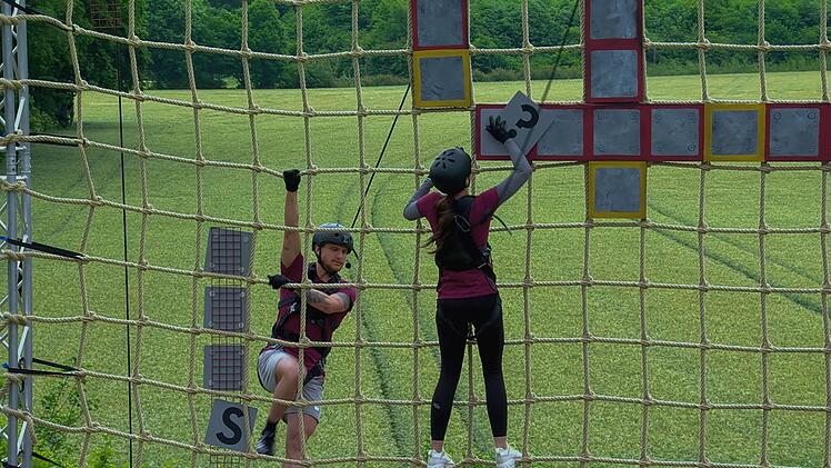 Anstrengend für Kopf und Körper: das Kletter-Kreuzworträtsel.