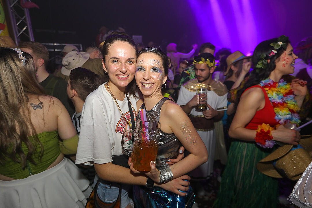 Beste Partystimmung in der Stadthalle
