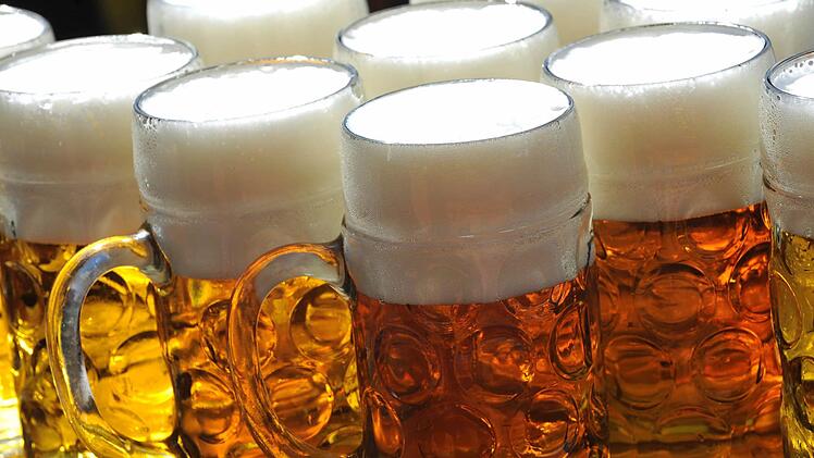 Auf dem Aschaffenburger Volksfest hatte die Polizei allerhand zu tun mit betrunkenen Unruhestiftern. Symbolfoto: Frank Leonhardt dpa