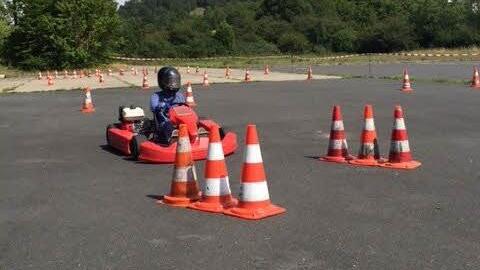 Der ADAC Bad Kissingen hatte ein Kart-Schnuppertraining angeboten. 60 Kinder nahmen daran teil.   Foto: Christa Nürnberger