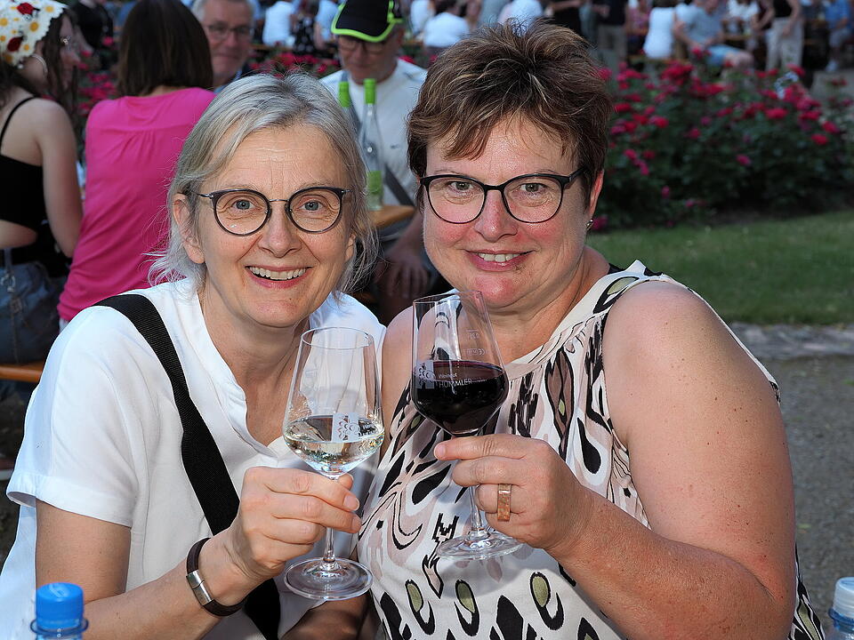 Das Fest fand im Schlosspark statt.